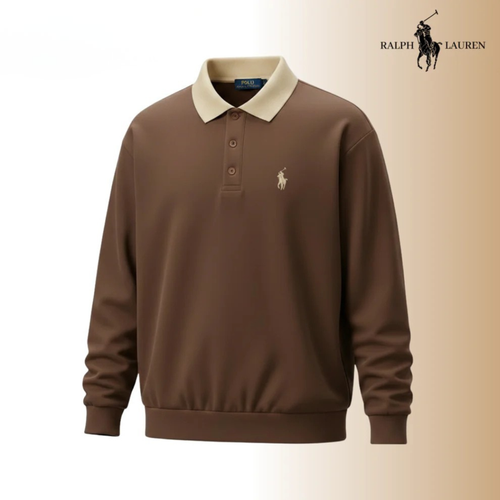 RL™ Prestige Edition – Sweat Col Contrasté