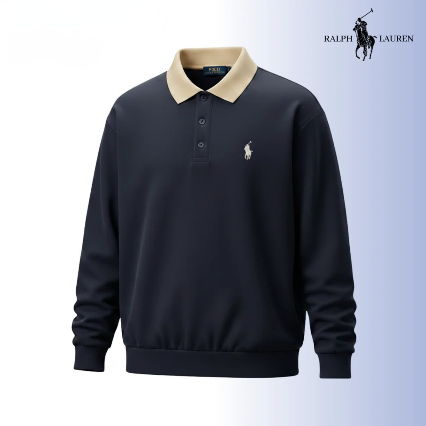 RL™ Prestige Edition – Sweat Col Contrasté