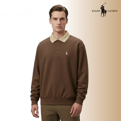 RL™ Prestige Edition – Sweat Col Contrasté