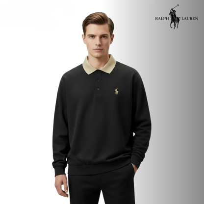 RL™ Prestige Edition – Sweat Col Contrasté