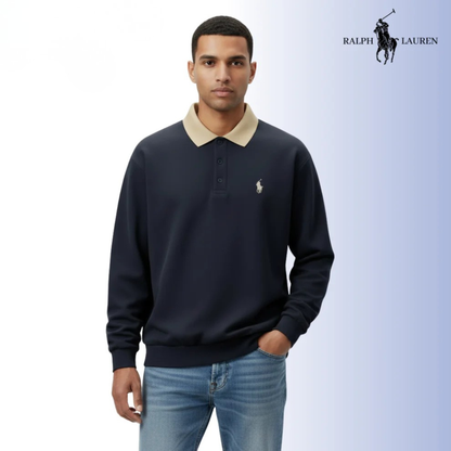 RL™ Prestige Edition – Sweat Col Contrasté