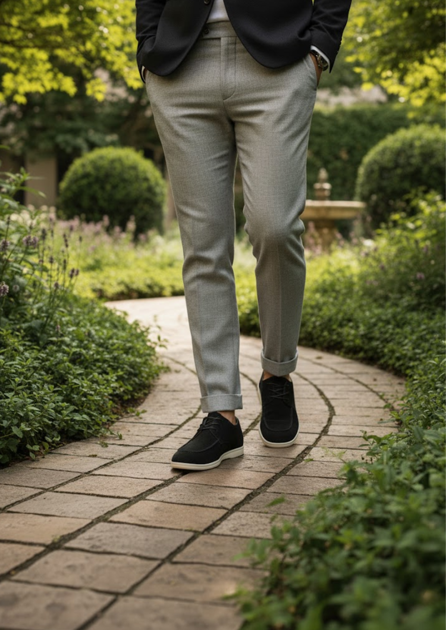 Men’s Suede Lace-Up Derby Shoes – Casual Dress Shoes with Soft Suede Leather